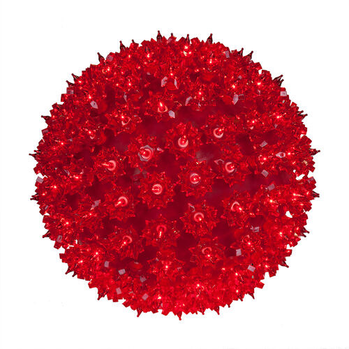 Wintergreen Corporation 70187 6" Red Starlight Sphere, 50 Lights