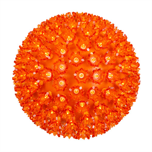 WGC-76508 - 10" 5mm Amber LED Starlight Sphere, 180 Lights - Wintergreen Corporation