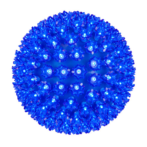 WGC-76502 - 10" 5mm Blue LED Starlight Sphere, 180 Lights, Green Wire - Wintergreen Corporation