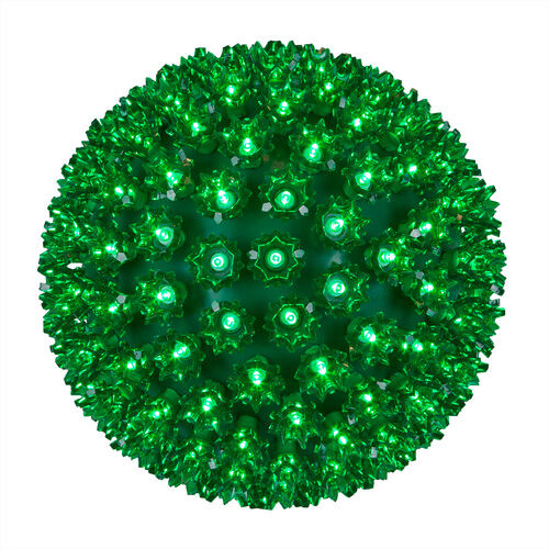 Wintergreen Corporation 76490 10" Green LED Starlight Sphere, 180 Lights