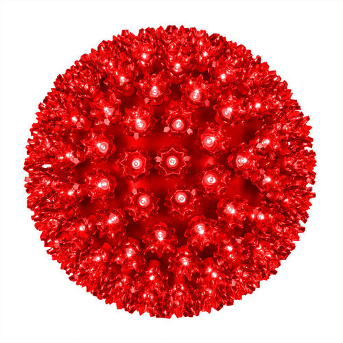 Wintergreen Corporation 76484 10" Red LED Starlight Sphere, 180 Lights