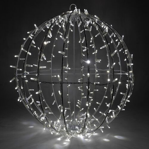 Wintergreen Corporation 73454 30" Cool White LED, Commercial Mega Sphere Light Ball, Fold Flat