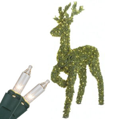 Wintergreen Corporation 21908 2.5' Standing Reindeer Topiary, 140 Warm White LED Lights