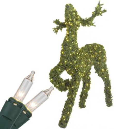 Wintergreen Corporation 21913 4.8' Head Up Reindeer Topiary, 400 Warm White LED Lights