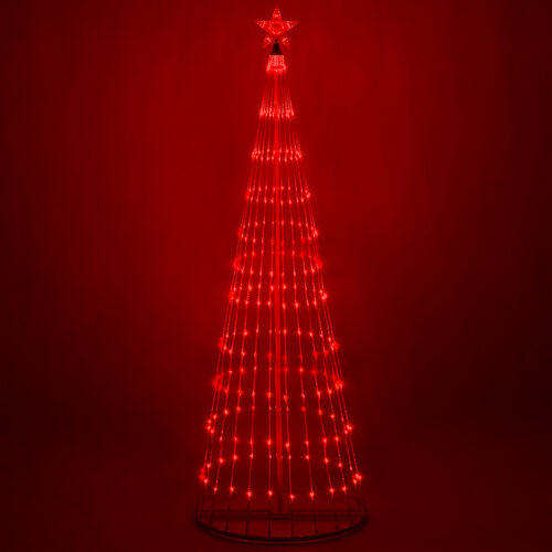 Wintergreen Corporation 81018 9' Red LED Animated Outdoor Lightshow Tree