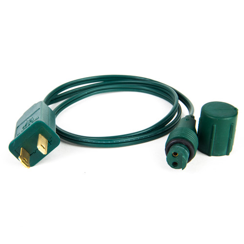 WGC-19526 - 3' WeatherPRO™ Commercial LED Power Adapter, Green Wire - Wintergreen Corporation