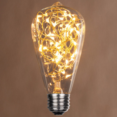 WGC-78448 - ST64 Warm White LEDimagine Fairy Light Bulbs - Wintergreen Corporation
