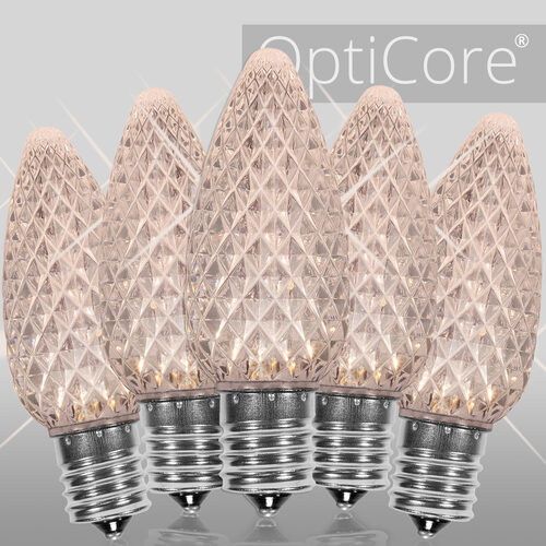 Wintergreen Corporation 73954 C9 Twinkle Warm White OptiCore LED Bulbs