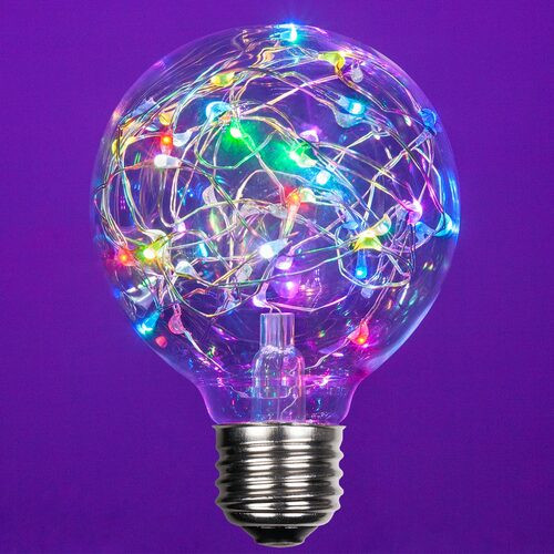 Wintergreen Corporation 78456 G80 Color Change RGB LEDimagine TM Fairy Light Bulbs