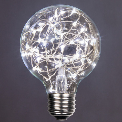 WGC-78454 - G80 Cool White LEDimagine Fairy Light Bulbs - Wintergreen Corporation