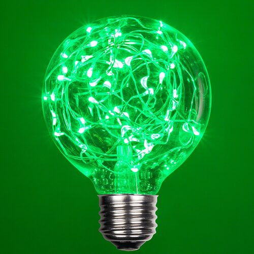 Wintergreen Corporation 78453 G80 Green LEDimagine TM Fairy Light Bulbs