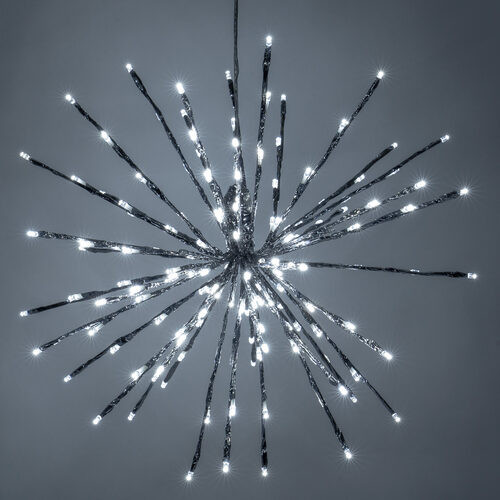 Wintergreen Corporation 76066 18" Silver Starburst Lighted Branches, Cool White LED, Twinkle