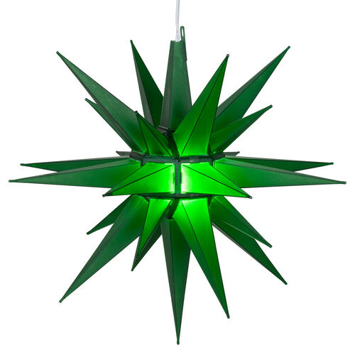 Wintergreen Corporation 72717 Green LED Moravian Star