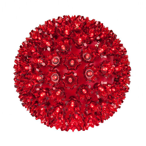 Wintergreen Corporation 82304 7.5" Red LED Starlight Sphere, 120 Lights