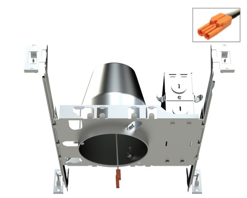 Liton LH99ICA-QC: 4" New Construction (2-Pin Orange Connector) Fixture Selector All General Purpose LED