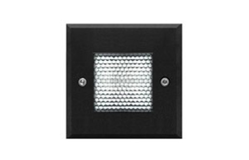 Liton WLQ100R: Square Recessed Wall Luminaire with Open Faceplate Wall Mount Square Luminaire