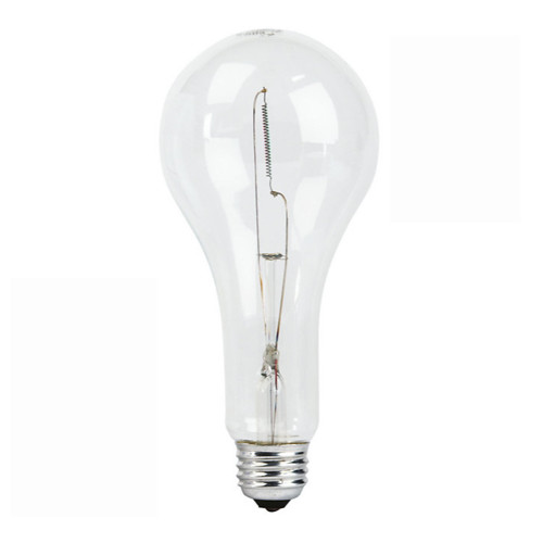 Shatrshield 01509 300M/PS25/CL 120-130V (PK X 12) Incandescent A Shape Shatter-Resistant Lamps