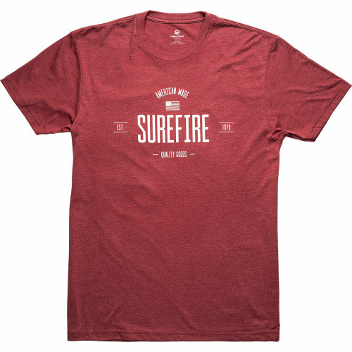 SureFire SureFire 1979 Shirt 60% Cotton 40% Polyester Blend MenÕs Short-sleeve T-shirt