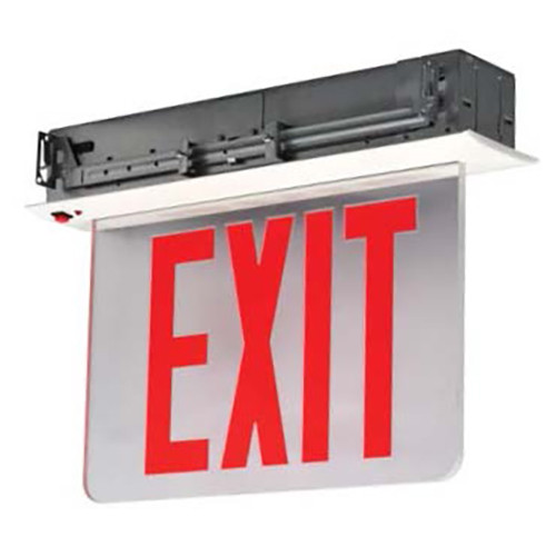 Beghelli Lighting NYC-REDG Emergency Exit Combo