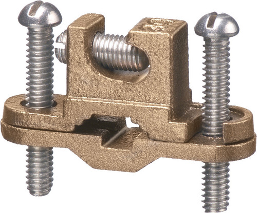 Arlington Industries 717DB Bronze Bare Wire Ground Clamp with Open Lug