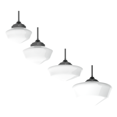 Spectrum Lighting SS12GV Schoolhouse Shade - 2700 Lm