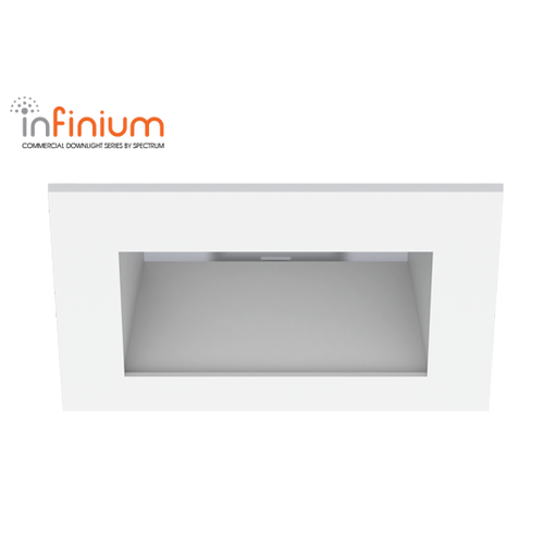 Spectrum Lighting SWFO4PC 4" PC Square Wall Wash - 3100Lm