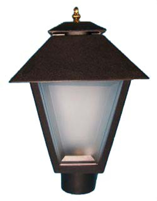 Primelite Manufacturing 1204 Polypropylene 10.5_ x 18_ Lantern Post Light