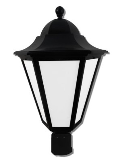 Primelite Manufacturing 1325 Cast Aluminum 6 Panel Lantern Post Light