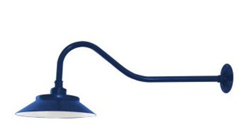 Primelite Manufacturing 12/10-850 Low Profile Barn LED Shade with 22_ Gooseneck Arm