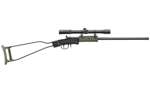 Chiappa Firearms Little Badger Single Shot 22 LR 16.5" OD Green Picatinny forend Threaded Single Shot 500.232 Wire Stock