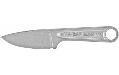 KABAR Forged Wrench Silver Plain Drop Point 3" 1119 Stainless Steel