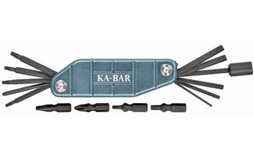 KABAR Gun Tool Multi-Tool Blue 1308 Matte Steel KABAR Gun Tool Multi-Tool Blue 1308 Matte Steel