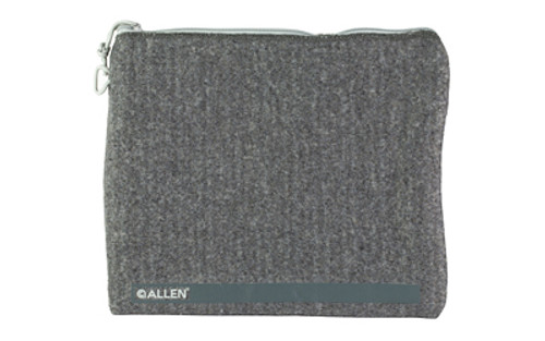 Allen Lockable Gun Sock Gray 9"x11" 3629 fleece