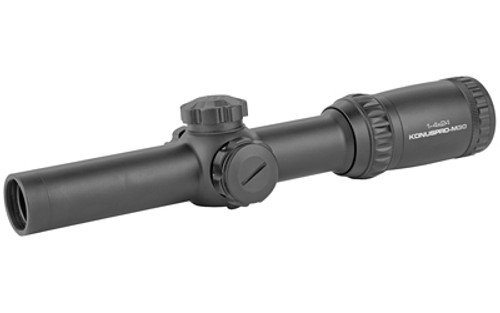 Konus KonusPro M30 Riflescope Rifle Scope 1-4X 24 Illuminated Mil Dot Black 30mm Lens Covers 7184 Matte