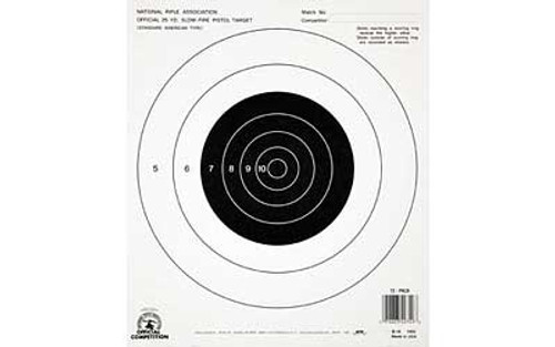 Champion Traps & Targets NRA B16 NRA Target 25Yd Pistol Slowfire 100/Pack 40722