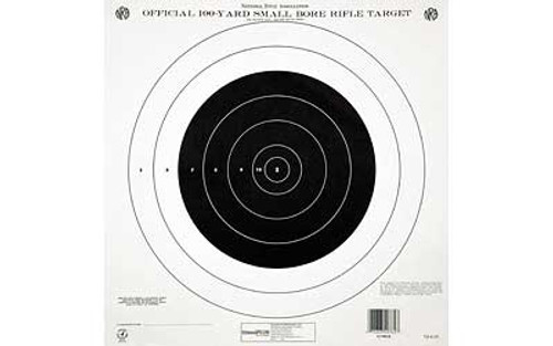 Champion Traps & Targets GTQ4 NRA Target 100 Yd Single Bullseye 12/Pack 40762