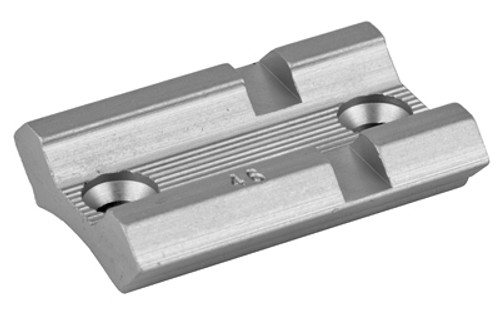 Weaver 46S Detach Top Mount 2 Piece Base Silver Brwng Blt Act, BBR Lng and Shrt, Win 70, Round Rear Receiver on new model Savage Rifles 48004