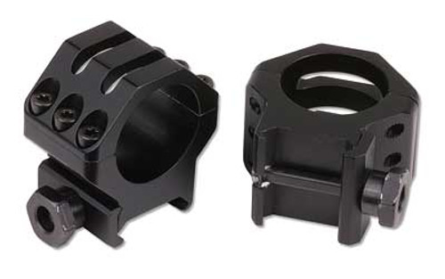 Weaver Tactical Ring 1" Med Black 6-Hole Picatinny 99688