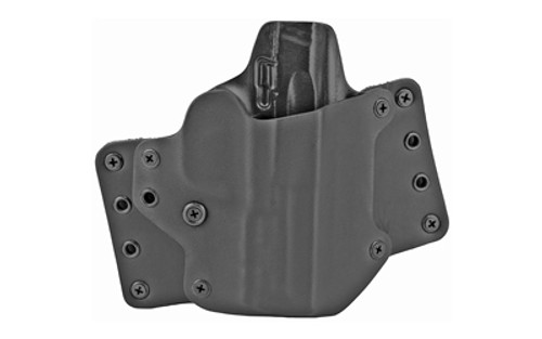 BlackPoint Tactical Leather Wing OWB Belt Holster Right Hand Black 4" M&P 9/40 Compact M2.0 1.75" Belt Loops 105862 Leather, Kydex BlackPoint Tactical Leather Wing OWB Belt Holster Right Hand Black 4" M&P 9/40 Compact M2.0 1.75" Belt Loops 105862 Leather, Kydex