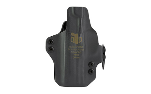 BlackPoint Tactical Dual Point Belt Holster Right Hand Black Sig P365 X-Macro 1.5" Belt Loop 151988 Kydex BlackPoint Tactical Dual Point Belt Holster Right Hand Black Sig P365 X-Macro 1.5" Belt Loop 151988 Kydex