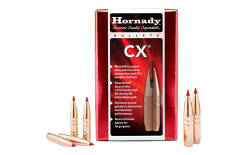 Hornady 50 304704 30 Caliber 180Gr .308 CX Copper Alloy