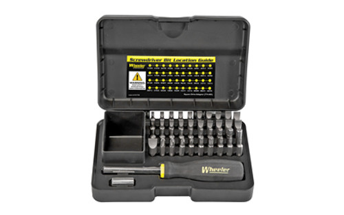 Wheeler Professional Gunsmithing Screwdriver Set Kit Black 954621
