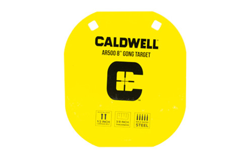 Caldwell AR500 Gong Target 8" Yellow 1116703