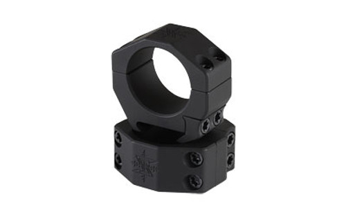 Seekins Precision .87" Medium Ring 30mm Black 4 Cap Screw 0010620006