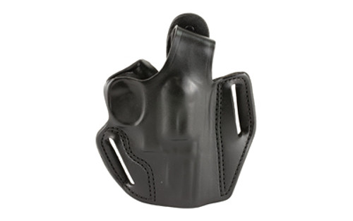 DeSantis Gunhide 001 Thumb Break Scabbard Belt Holster Right Hand Black S&W K Frame 2" 001BA12Z0 Leather