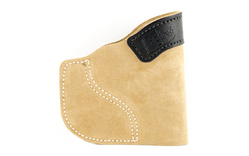 DeSantis Gunhide 111 Pocket-Tuk Pocket Holster Left Hand Natural S&W J-Frame 111NB02Z0 Leather