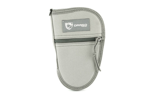 Drago Gear Pistol Case Pistol Case Seal Gray 8.5" 12-310GY 600 Denier Polyester