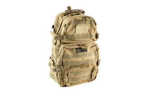 Drago Gear Assault Backpack Backpack Tan 20"x15"x13" 14-302TN 600 Denier Polyester