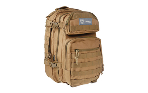 Drago Gear Scout Backpack Backpack Tan 16"x10"x10" 14-305TN 600 Denier Polyester