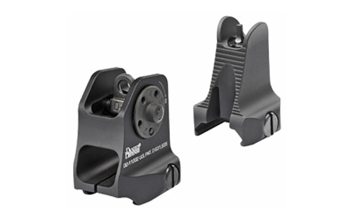 Daniel Defense Sight Picatinny Black Fixed Front/Rear Sight Combo 19-088-09116